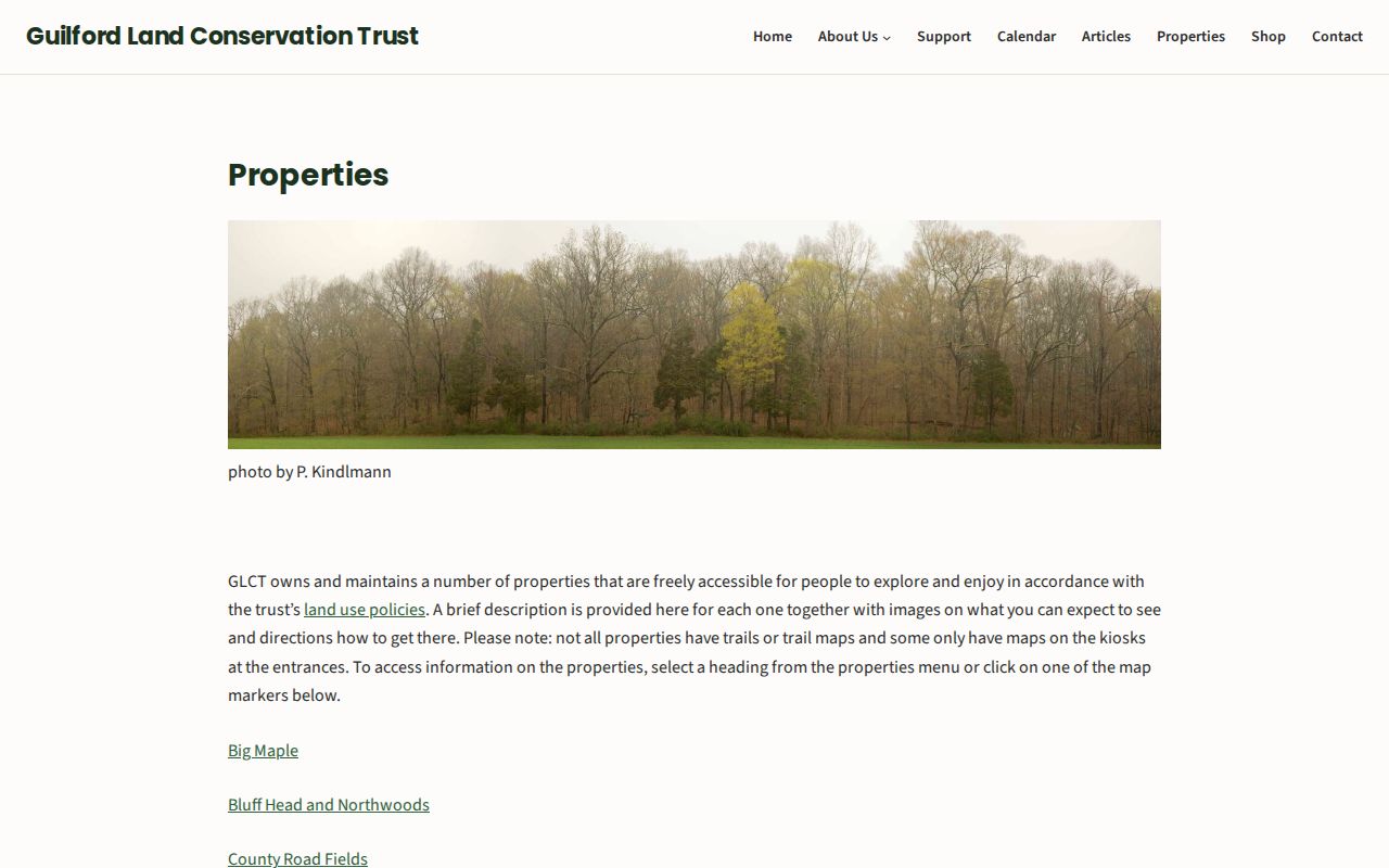 Guilford neighbors and land trust preserves for a neighbor lookup