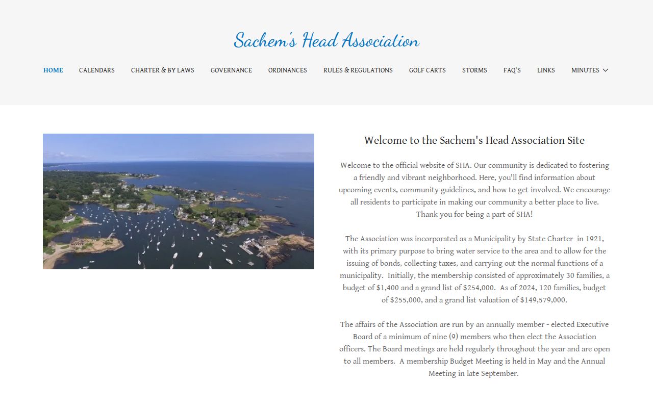 Guilford neighbors and Sachem's Head Association information
